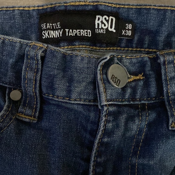 Mens RSQ (Tilleys) Skinny blue jeans size 30x30 - Picture 3 of 5
